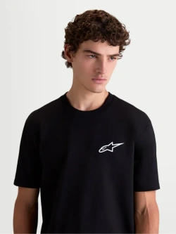 Koszulka z krótkim rękawem Alpinestars Combo Back CSF czarna