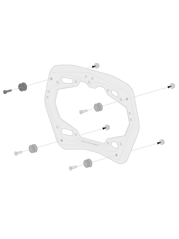 Zestaw: kufry boczne + stelaż ABS ® Aero System Sw-Motech do Honda CRF1100 L Africa Twin (19-21)