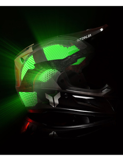 Kask enduro Thor Reflex Sport Strike czarno-czerwony