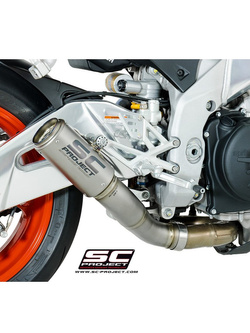 Tłumik CR-T Low Position Titanium SC-Project do APRILIA TUONO V4 1100 (2017 - 2018)