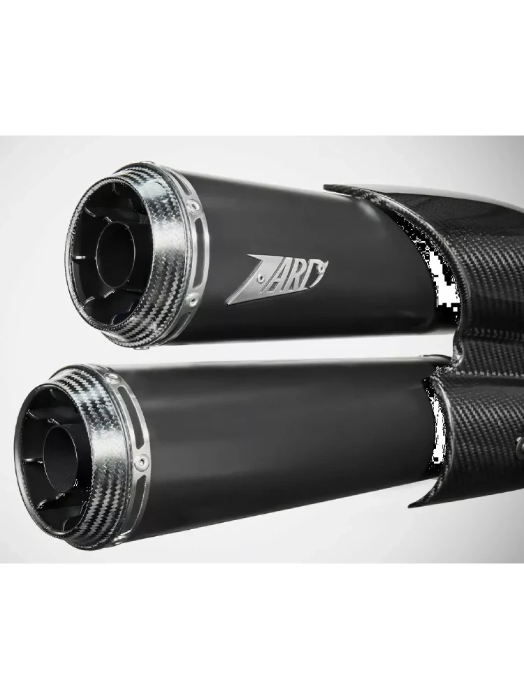 Pełny układ wydechowy Zard System 2:2 Slip-On Top Gun E5 Harley Davidson Sportster S 1250 (21-25) czarny matowy