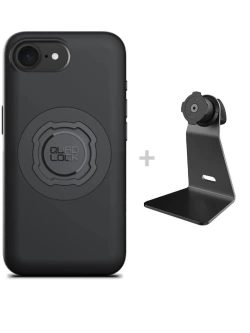 Zestaw na biurko: etui MAG na telefon iPhone 16e (magnetyczne) + uchwyt Quad Lock