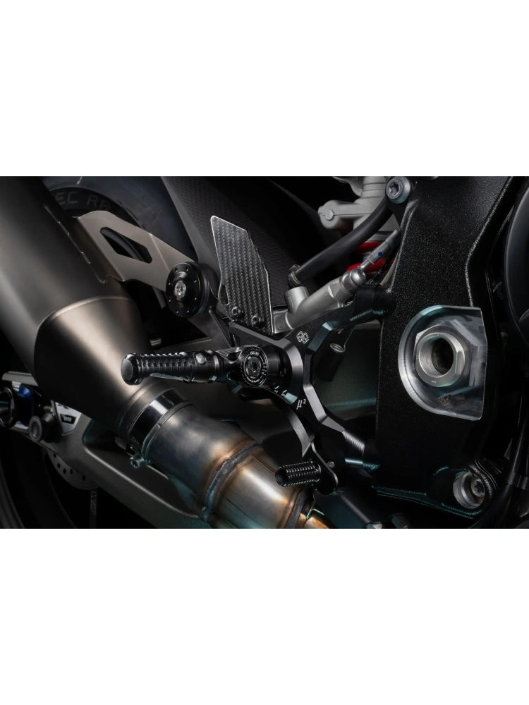 Sety motocyklowe regulowane Gilles MUE2 z podnóżkami kierowcy BMW M 1000RR (21-)/ S 1000RR (19-)
