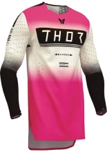 Bluza enduro Thor Sportmode czarno-biało-różowa