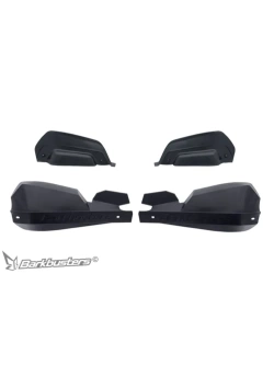 Osłony dłoni Barkbusters VPS z regulowanymi deflektorami, czarne + zestaw montażowy Ducati Scrambler Icon, Classic (15-)