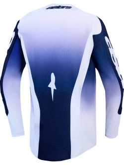 Bluza cross Alpinestars MX Racer Air Amber biało-niebieska