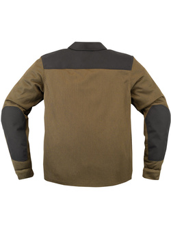 Kurtka motocyklowa tekstylna Icon Upstate Mesh CE zielono-brązowa