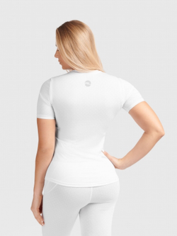 Koszulka termoaktywna damska z krótkim rękawem Redline Venus 2.0 Outlast biała