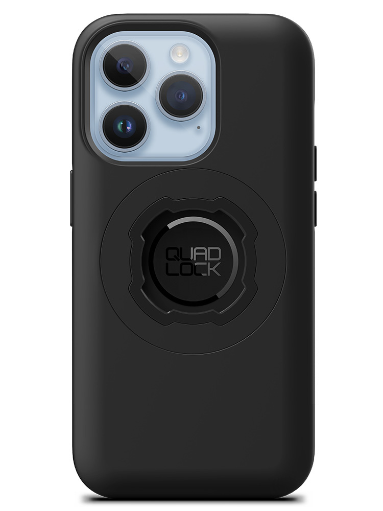 Zestaw: etui na telefon iPhone 14 Pro + uchwyt Quad Lock montowany za pomocą paska z szybkozłączką