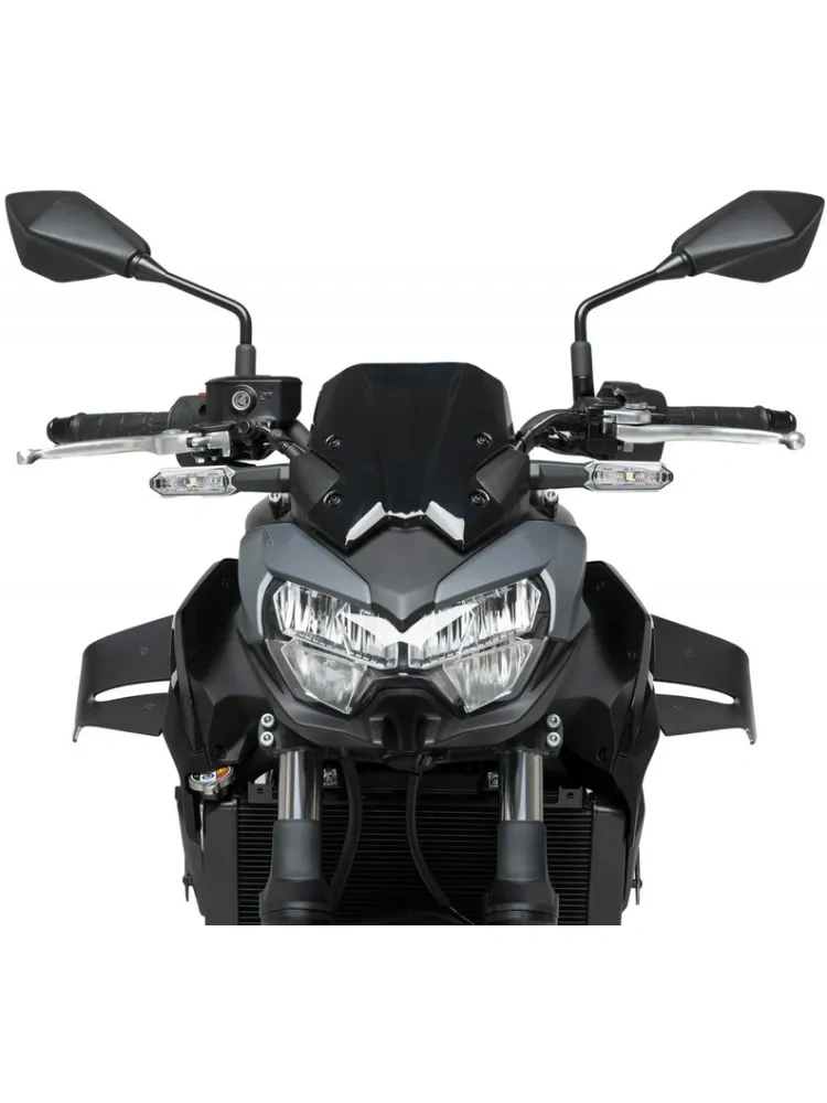 Spoilery boczne Puig D12 Kawasaki Z650 (20-) czarne matowe
