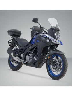 Zestaw: kufer centralny plastikowy Urban ABS + stelaż Street-Rack SW-MOTECH Suzuki DL 650 V-Strom / XT (16-) (pojemność 16-29 L)