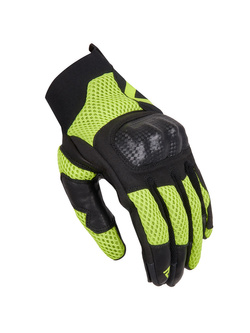 Rękawice motocyklowe Rebelhorn Gap III czarno-fluo żółte