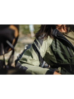 Kurtka motocyklowa damska tekstylna Klim Artemis zielona
