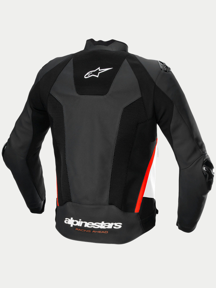 Kurtka motocyklowa skórzana Alpinestars Missile V3 Air czarno-biało-czerwona