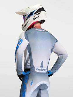 Bluza cross Alpinestars MX Racer Amber niebieska