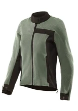 Kurtka motocyklowa damska tekstylna Dainese Lisbona Air Tex zielono-czarna