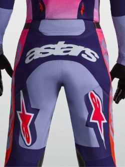 Spodnie cross Alpinestars MX Racer Air Hunt fioletowo-różowe