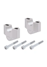 Podwyższenie kierownicy Hepco&Becker Honda X-ADV (17-24) [30 mm w górę] srebrne