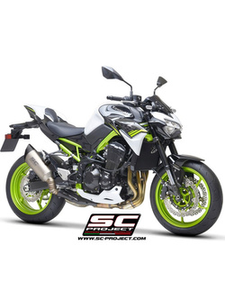 Tłumik Slip-On SC1-R SC-Project tytan do Kawasaki Z 900 (20-21)