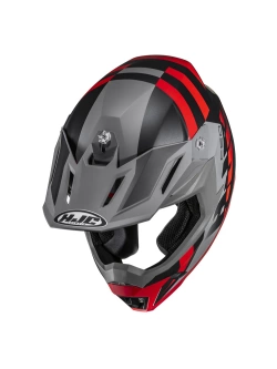 Kask enduro HJC C50 Mirage szaro-czerwony