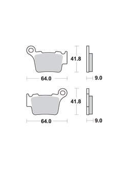 KLOCKI HAMULCOWE SBS 791 RSI