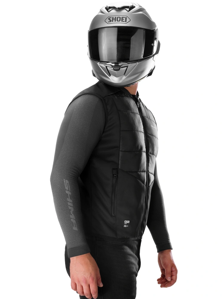 Kurtka motocyklowa tekstylna Shima Rush 3.0 czarno-fluo żółta