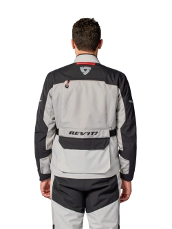 Kurtka motocyklowa tekstylna REV’IT! Outback 5 H2O szaro-czarna