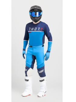 Bluza enduro Thor Prime Ace niebieska