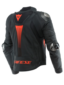 Kurtka motocyklowa skórzana Dainese Super Speed 4 czarno-czerwona