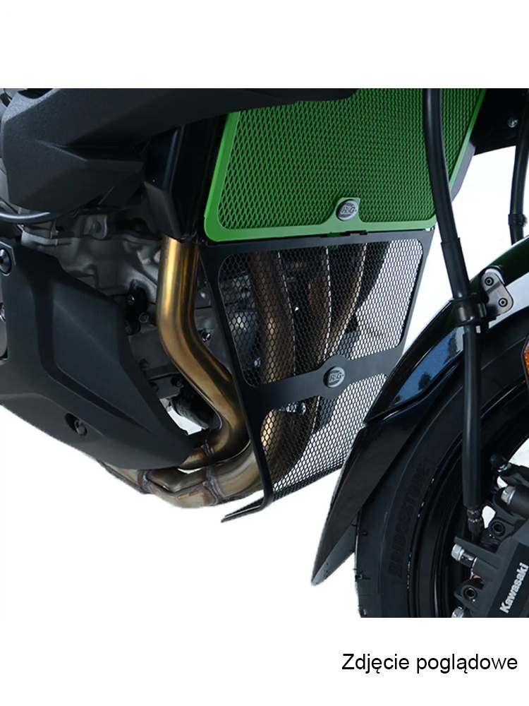 Osłona kolektorów wydechowych R&G Racing Kawasaki Versys 1000 (19-24) zielona