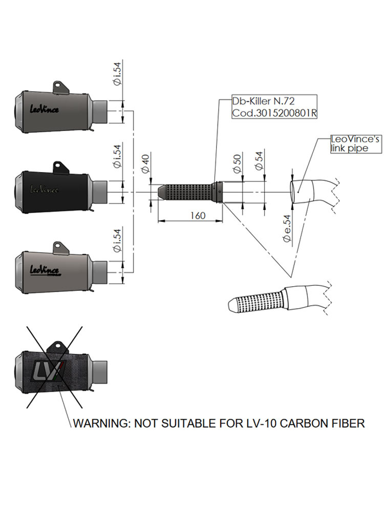 Db-Killer do tłumika LeoVince