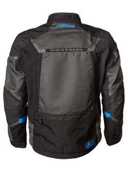 Kurtka motocyklowa tekstylna Klim Baja S4 czarno-niebieska