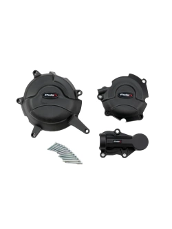 Pokrywy dekli silnika PUIG Suzuki DL800 V-Storm Tech (23-24)/ GSX-8R (24-)/ GSX-8S (23-)/ GSX-8TT (25-) czarne