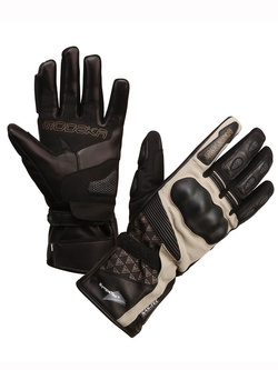 Rękawice motocyklowe Modeka Panamericana czarno-brązowe