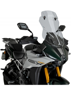 Szyba motocyklowa turystyczna PUIG Suzuki GSX-S 1000 GX/Sport/Touring (24-) [z deflektorem] lekko przyciemniana