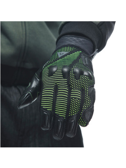 Rękawice motocyklowe Dainese Unruly Ergo-Tek czarno-zielone