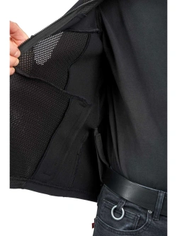 Kurtka motocyklowa tekstylna Pando Moto Stealth czarna