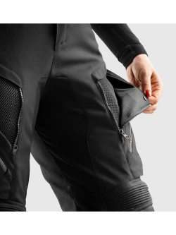 Spodnie motocyklowe damskie tekstylne Rebelhorn Hardy 3.0 czarne