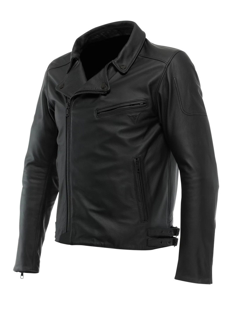 Kurtka motocyklowa skórzana Dainese Chiodo czarna