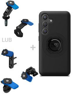 Zestaw na motocykl: etui na telefon Samsung Galaxy S24+ + mocowanie Quad Lock
