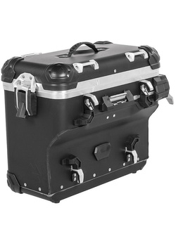 Zestaw: kufry boczne czarne Zega Evo X + stelaże czarne Touratech BMW R1250GS/ R1250GS Adventure/ R1200GS (13-), R1200GS Adventure(14-) (2x 45L)