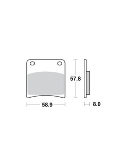 KLOCKI HAMULCOWE SBS 620 LS