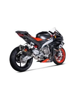 Pełny układ wydechowy Akrapović Street Aprilia RS/Tuono 660 (25-) stalowy [bez homologacji]