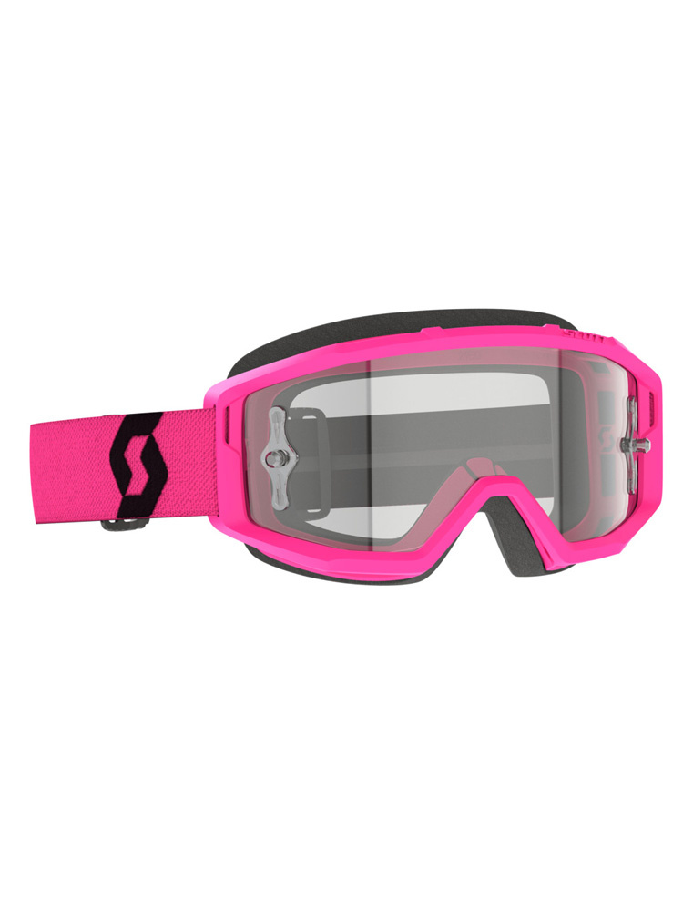 Gogle motocyklowe Scott Primal Clear różowo-czarne