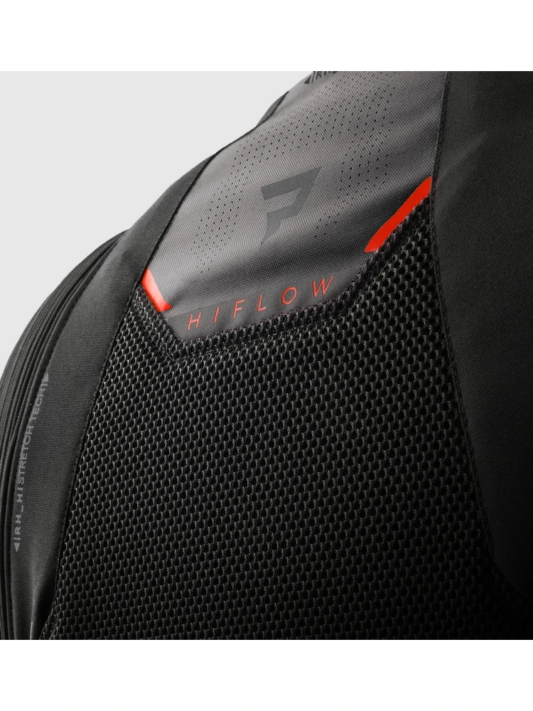 Kurtka motocyklowa tekstylna Rebelhorn Hiflow V czarno-szaro-czerwona