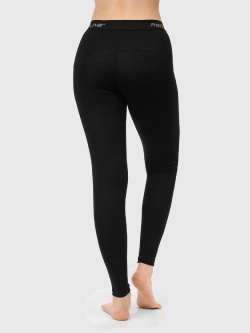 Legginsy termoaktywne damskie Redline Saxon 2.0 Merino czarne