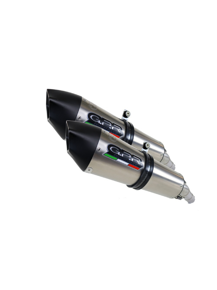Tłumik G.P.R Gpe Ann. Titanium [Double Slip-On, Titanium] - Yamaha Yzf 1000 R1 [04-06]