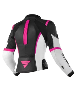 Kombinezon motocyklowy dwuczęściowy damski Shima Miura 2.0 czarno-biało-różowy
