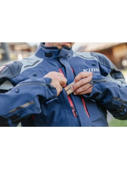 Kurtka motocyklowa tekstylna Klim Kodiak niebiesko-czerwona