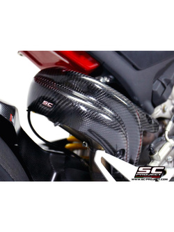 SC Project osłona oryginalnego kolektora [Włókno węglowe] - Ducati Panigale V4 / V4 S [19-20]